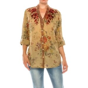 Vintage Goa Floral Printed Top